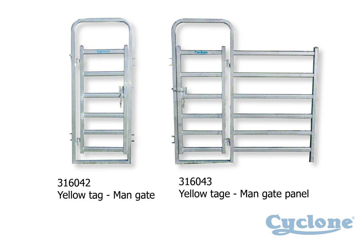 Cyclone Animalhandling Cattle Man Gate