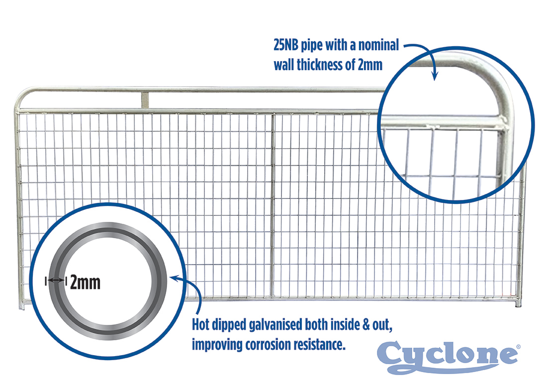 Cyclone Horse Gate Specs