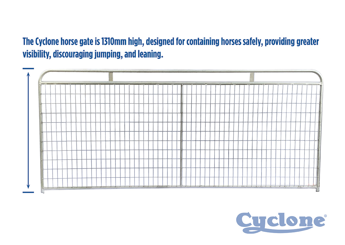 Cyclone Horse Gate Height